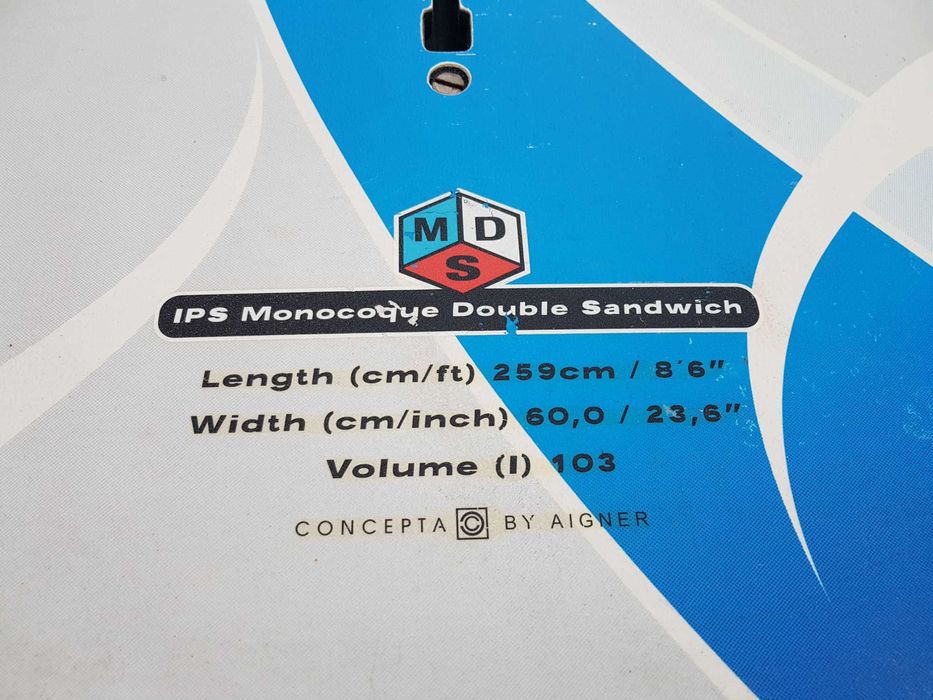 deska windsurfingowa F2 max to air 103l