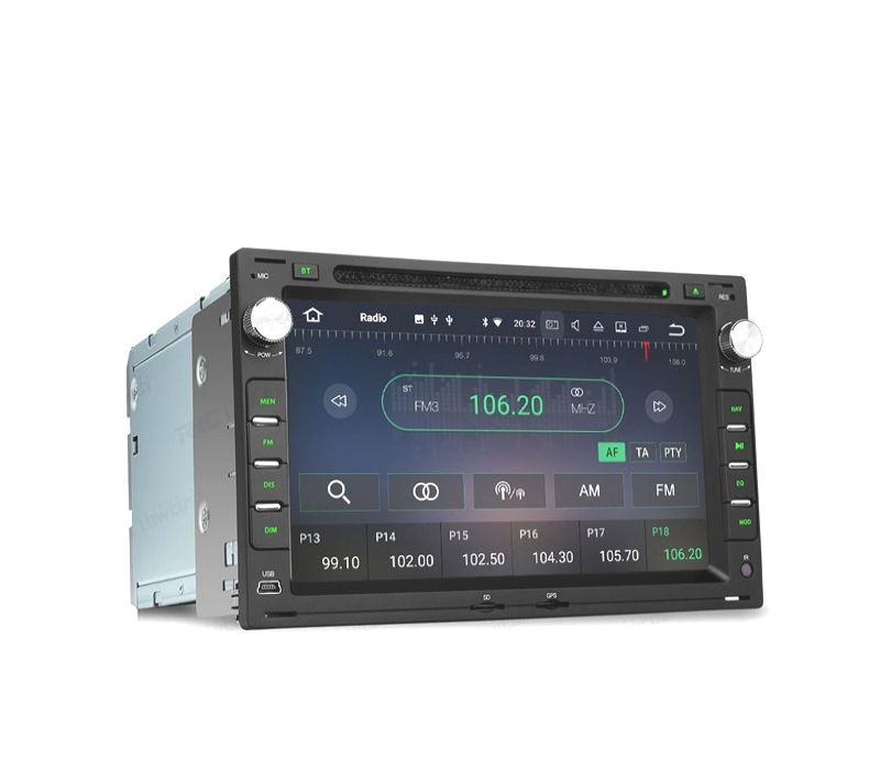 AUTO RADIO GPS ANDROID 10 PARA VOLKSWAGEN VW 7" USB GPS TACTIL HD