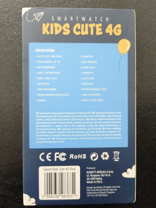 Zegarek Garett Kids Cure 4g