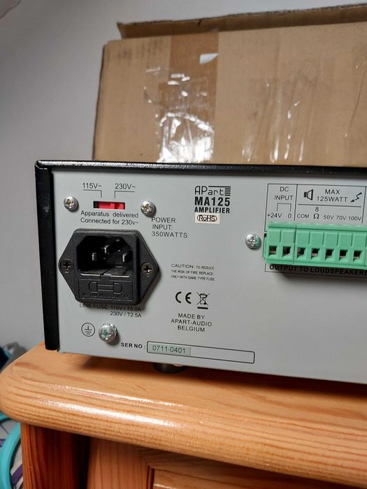 Wzmacniacz miksujacy Apart MA 125