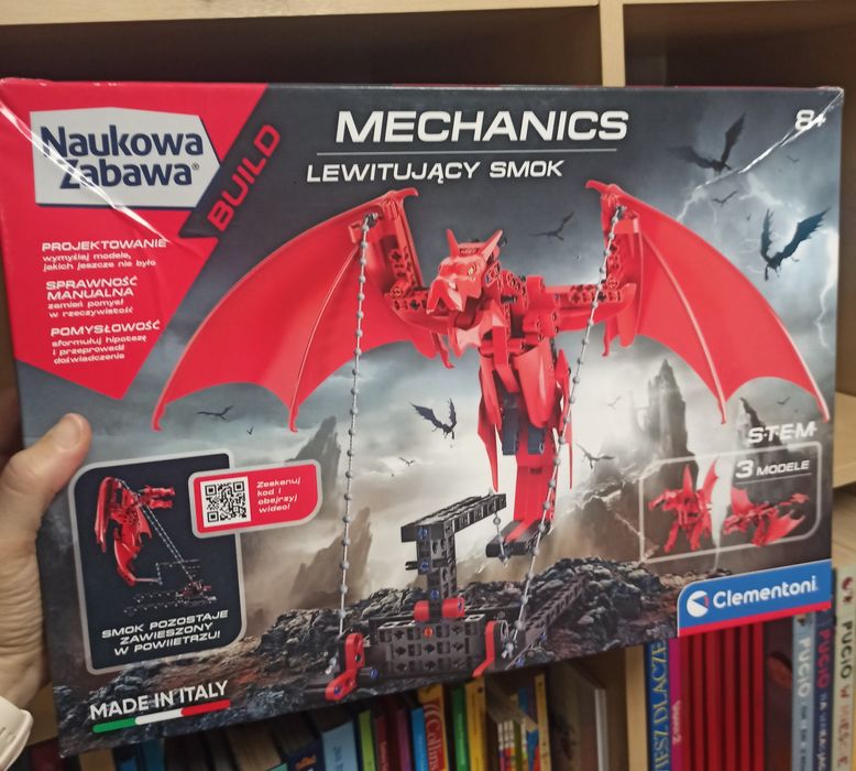 Lewitujący smok Naukowa zabawa Mechanics Clementoni