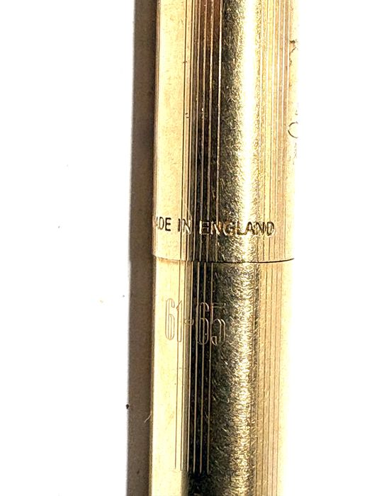 Fantástica caneta lapiseira PARKER 61-65 vintage com plaque de ouro