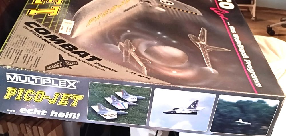 Large Box and Parts for Pico Line's Pico-Jet Radio-Controlled Aircraft64740209602562122