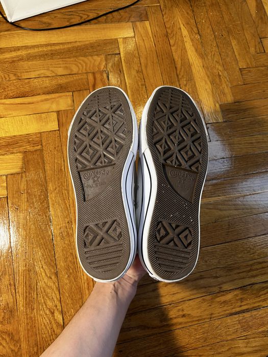 (40 размер, 25,5см) CONVERSE CHUCK TAYLOR Белые кроссовки кеды білі кросівки кеди