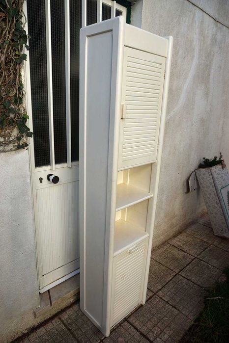 Móvel Madeira Branco WC