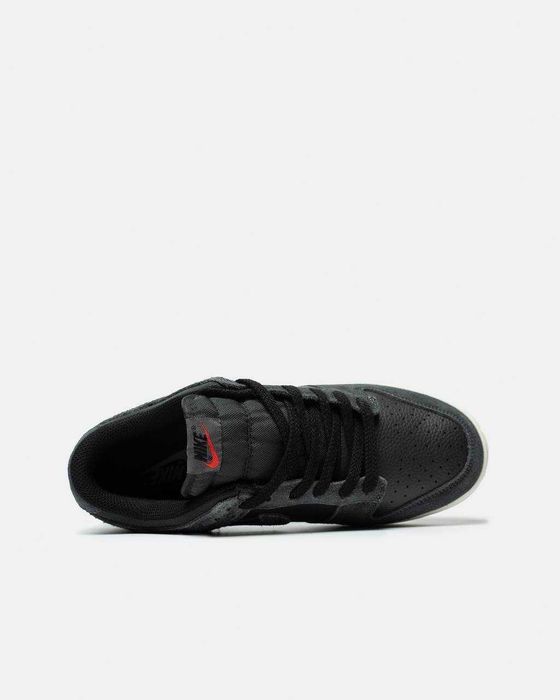 Кросівки Nike Dunk Low PRM Medium Ash and Black premium | Кроссовки Найк чоловічі жіночі