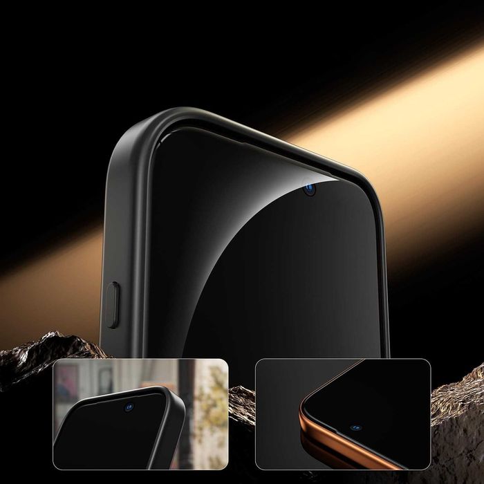 Szkło hartowane Privacy iPhone 16 Pro Max Antyszpieg 2sz Prywatyzujące