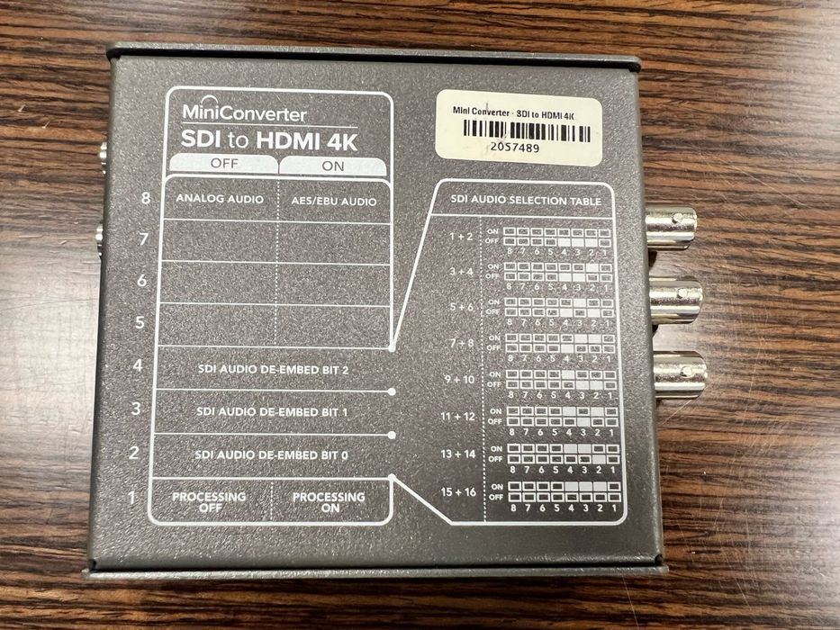Конвертер mini SDI to HDMI 4K адаптер