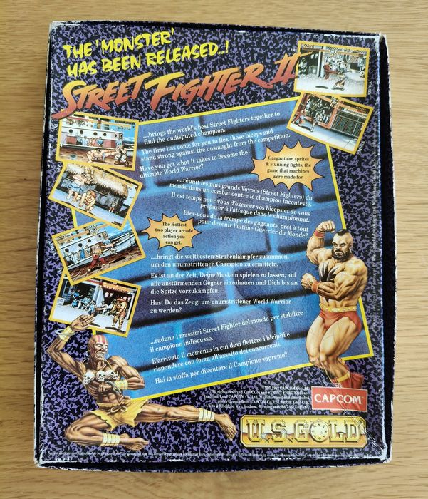 Gra Street Fighter 2 Amiga kompletna testowana!