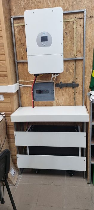 Встановлення інверторів Agent Jsdsolar Deye, зарядних станцій та АВР