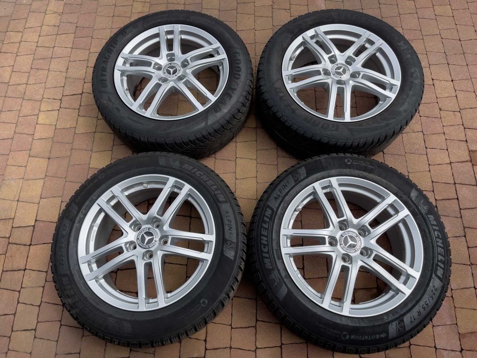 3870. Koła zimowe Mercedes E klasa W213 5x112 225/55/17 2023/24r 8mm