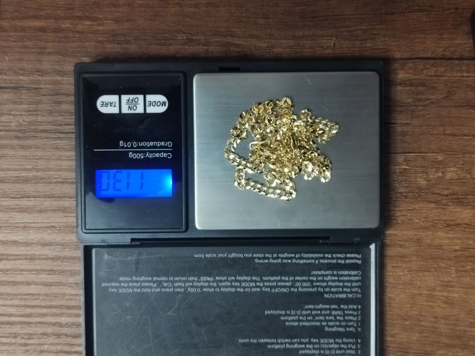 Nowy złoty łańcuch pancerka 585 14k 55cm 11.30gr unikat!!