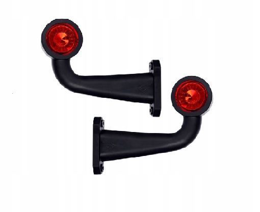 Lampa obrysowa obrysówka TYŁ LED B/CZ KPL KOMPLET