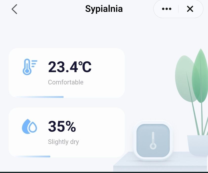Czujnik temperatury Termometr Higrometr Tuya Smart Life Inteligentny