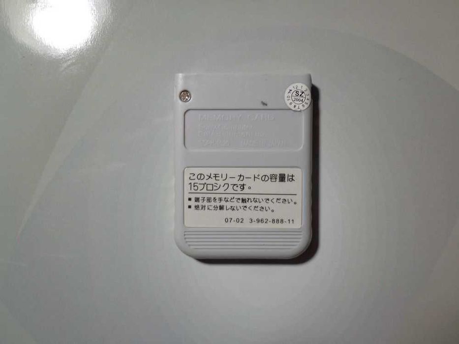 Карта памяти Sony PlayStation 1