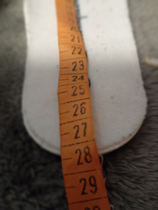 Białe materiałowe trampki rozm 42/ 27 cm