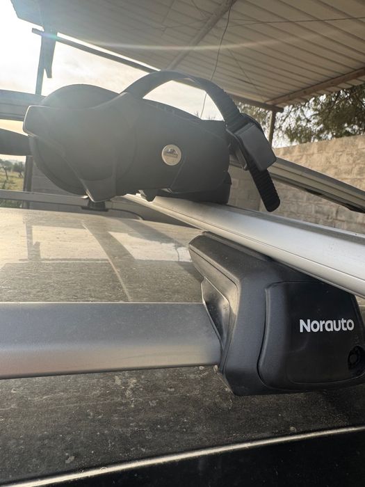 Barra de tejadilho e suporte bicicleta Renault Megane