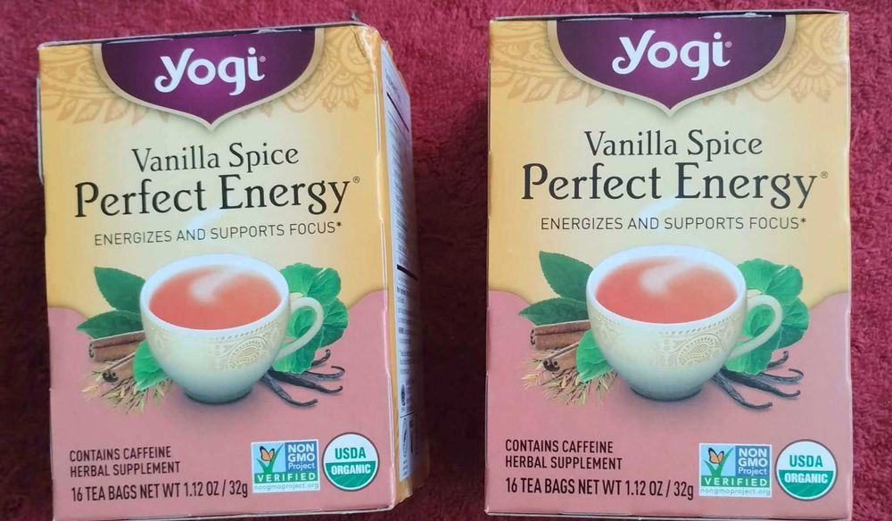 Herbata Yogi Vanilla Spice Perfect Energy 2 x 16 saszetek