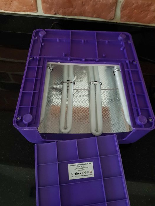 Lampa tunelowa UV 36W do hybryd i żeli z akcesoriami