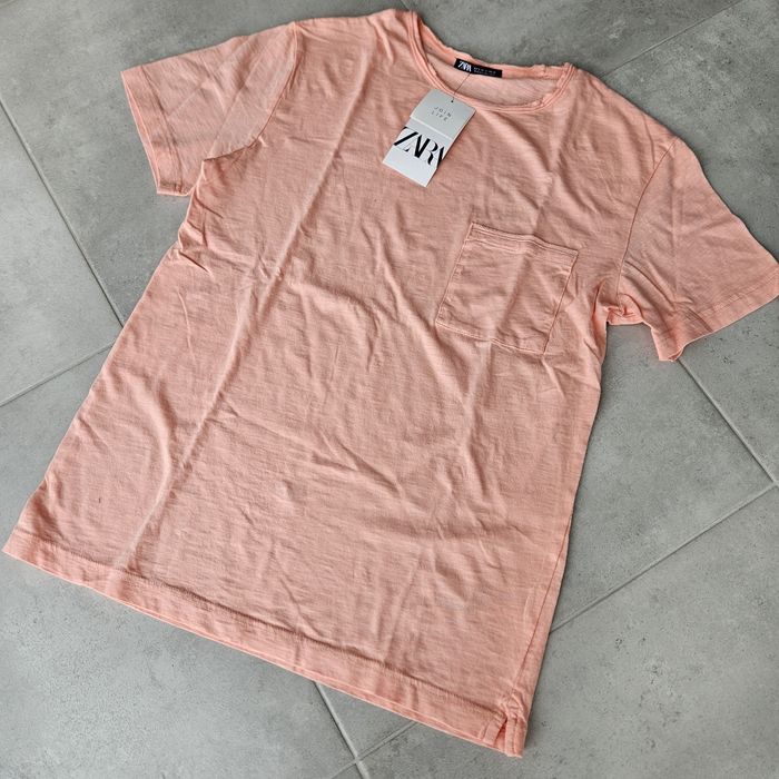 Базова чоловіча футболка Zara Розмір S(38)