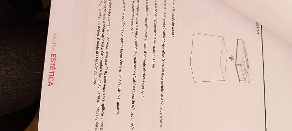 Manual de utilizador de Lâmpada Wood usado