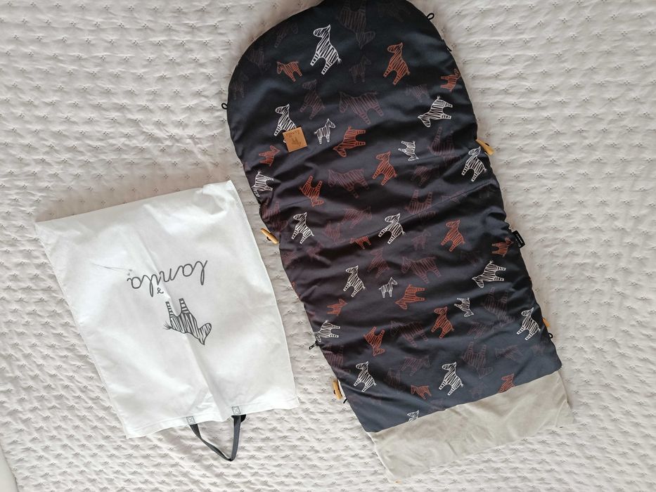 Nowy śpiworek do wózka/ gondoli r. L/XL Lanila Zebra