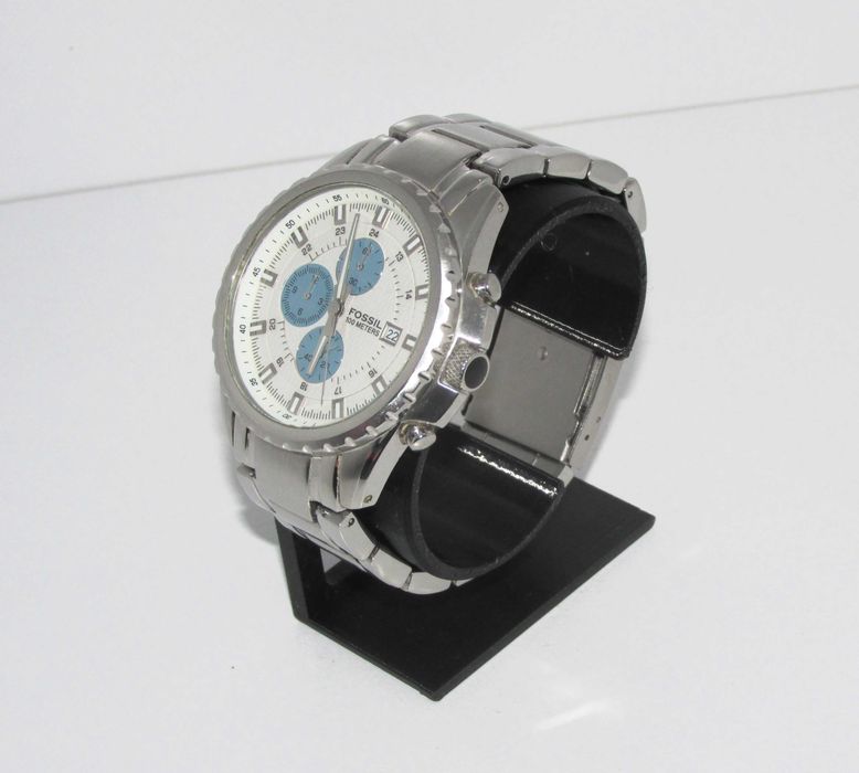 Original FOSSIL Blue CH-2445 Chronograph Watch