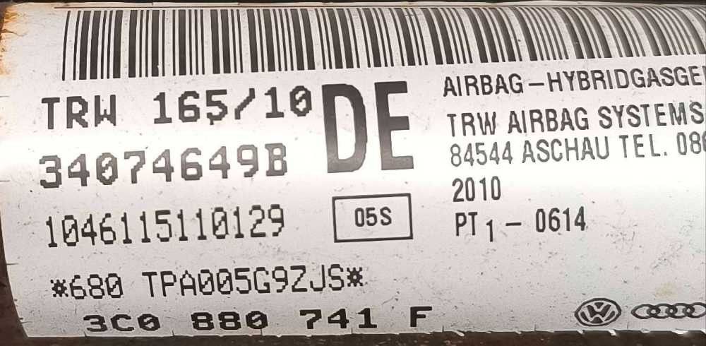 Airbag Cortina Esquerdo VW PASSAT B6 Variant (3C5) ano 2005