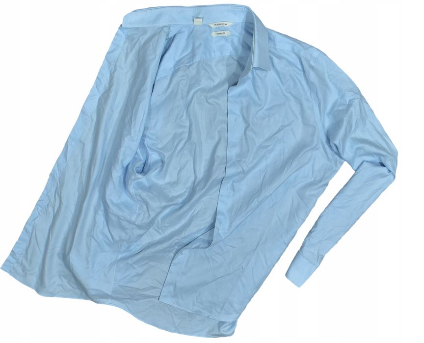 Suitsupply Traveller Błękitna Koszula Męska Xl 41L Slim