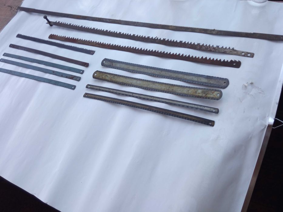 Stare, solidne brzeszczoty - nieużywane