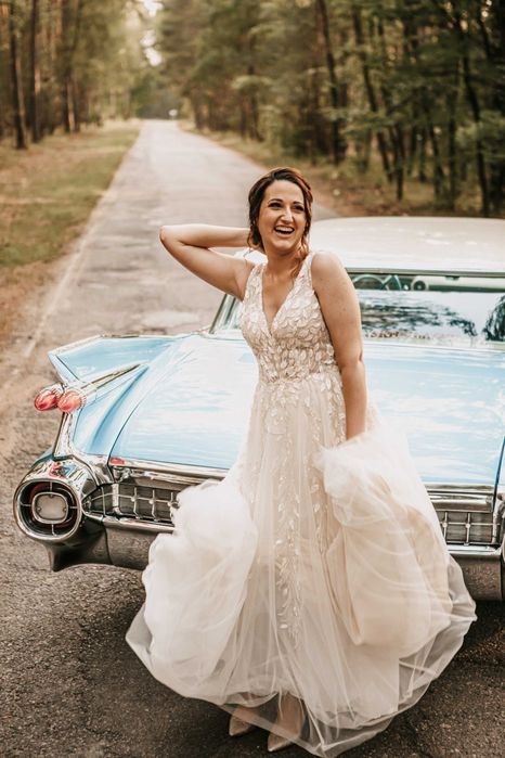 Suknia ślubna elegancka & romantyczna (Poznań)