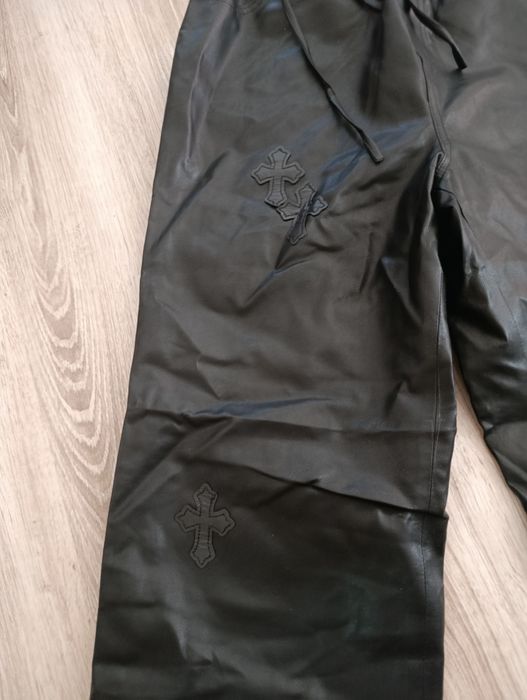 Продам шкіряні штани 48 р