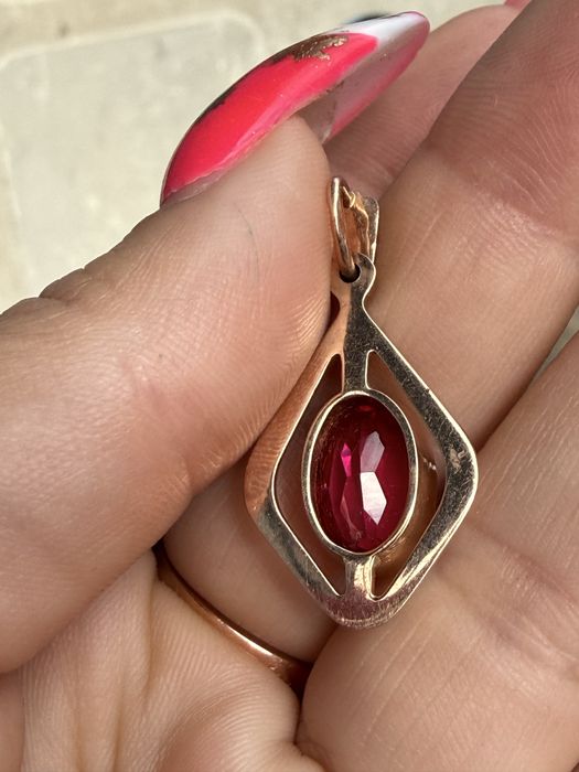 Золотой кулон ссср