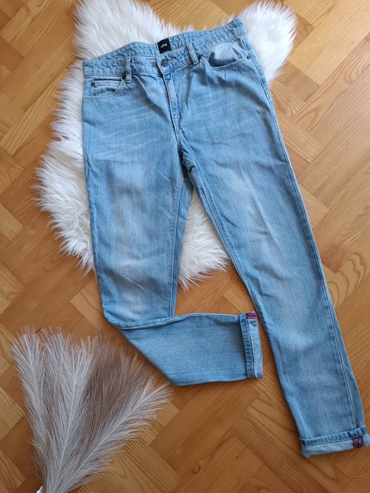 Spodnie dżinsy damskie ASOS 38M wysoki stan