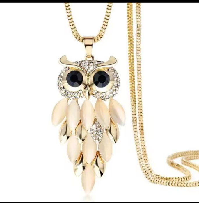 Кулон Сова + цепочка.