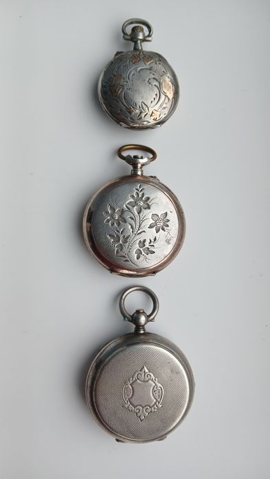 Часы карманные серебрянные