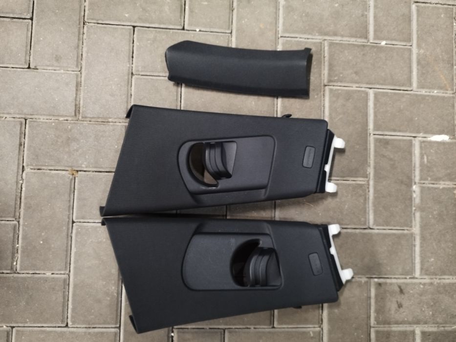 Audi A5 F5 osłony słupków komplet do podsufitki kolor czarny