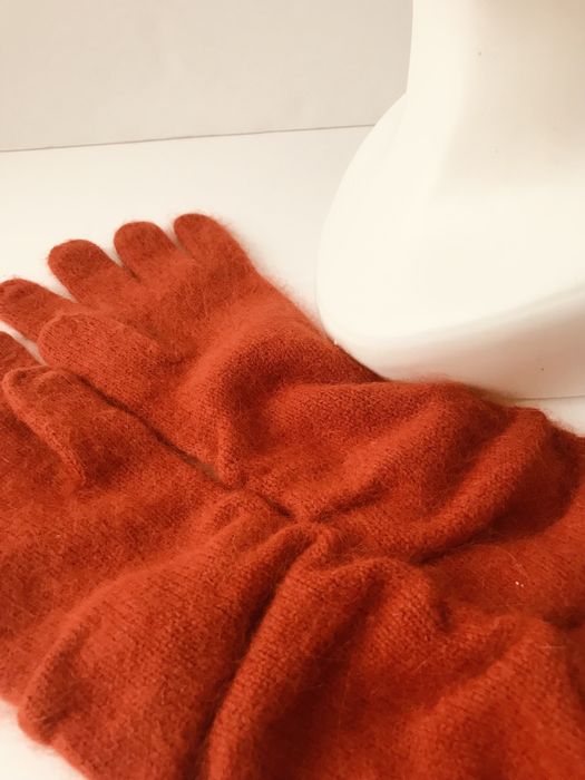Czapka + Długie Rękawiczki. Zestaw. Angora. Nowe