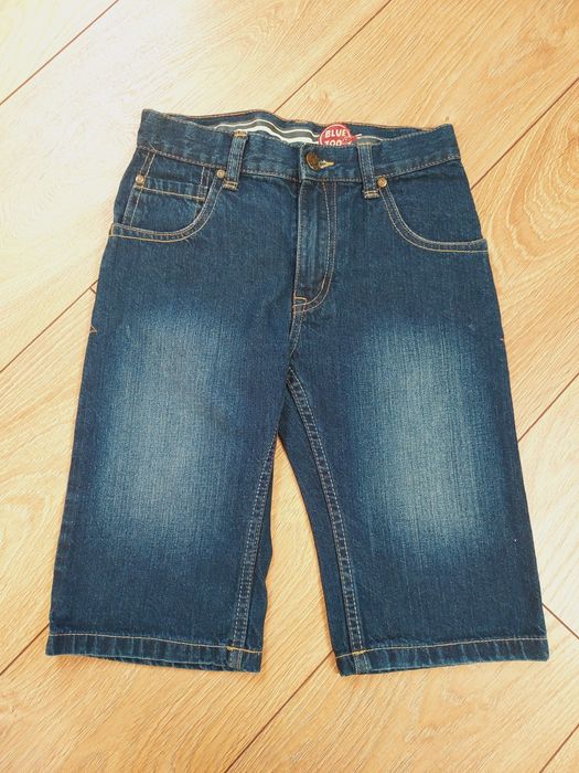 Jeansowe spodenki krótkie rozm. 134