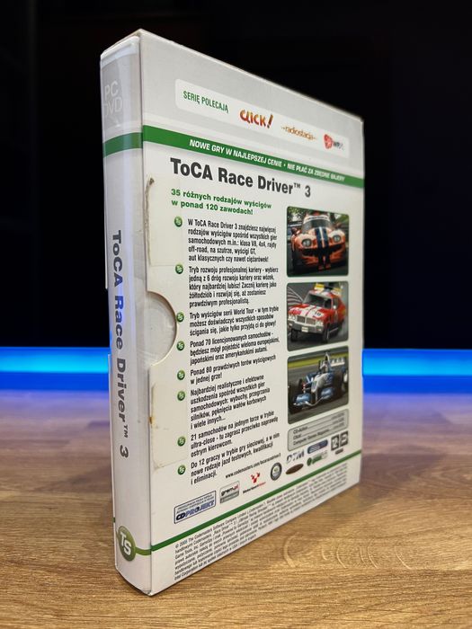 ToCA Race Driver 3 (PC PL 2005) slipcase BOX polskie wydanie TopSeller