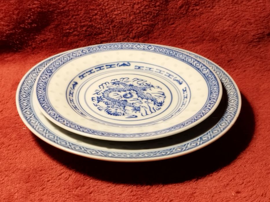 Zestaw do Chińszczyzny/ 4 elem/ Chińska Porcelana Ryżowa