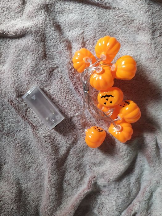 Nowe Lampki halloween dynie na baterie