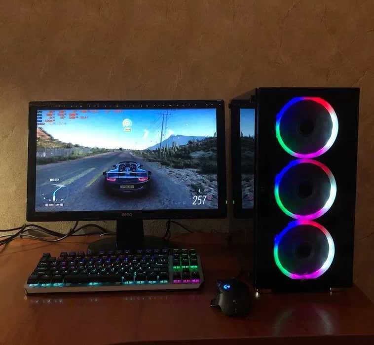 ПК ігровий 12 ядер Стаціонарний компютер RX 480 8GB Системний блок 1TB