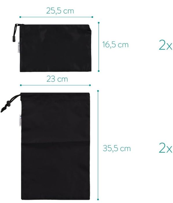 Navaris Siedmioczęściowy zestaw worków do pakowania walizek