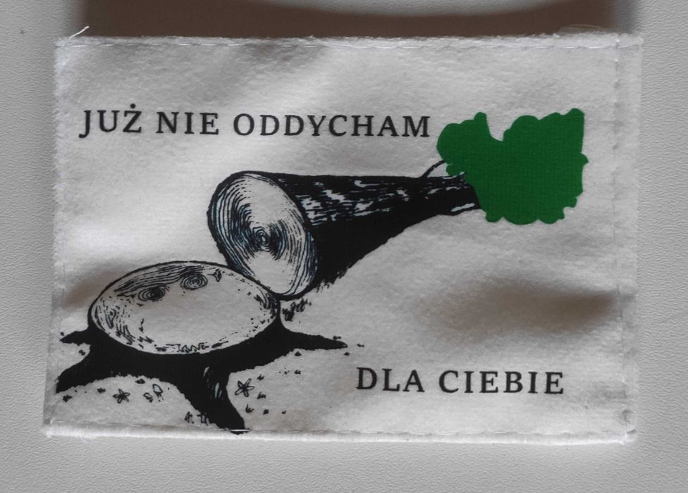 Naszywka już nie oddycham dla ciebie