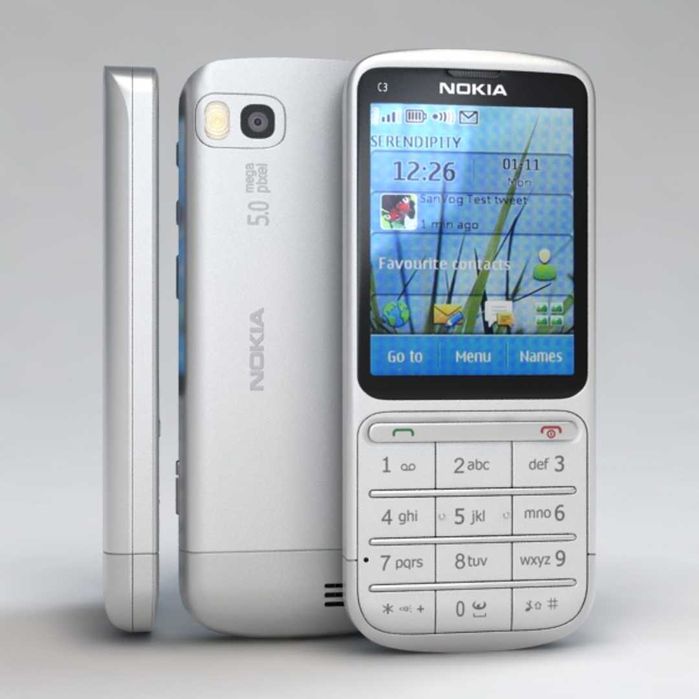 Telefon Nokia c3-01 RM-640, WIFI - powystawowa - jak nowa