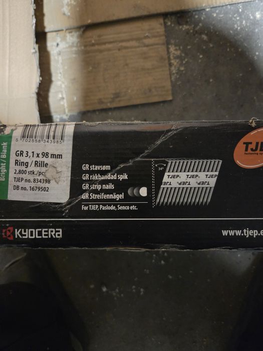 Gwoździe ciesielskie 2800sztuk