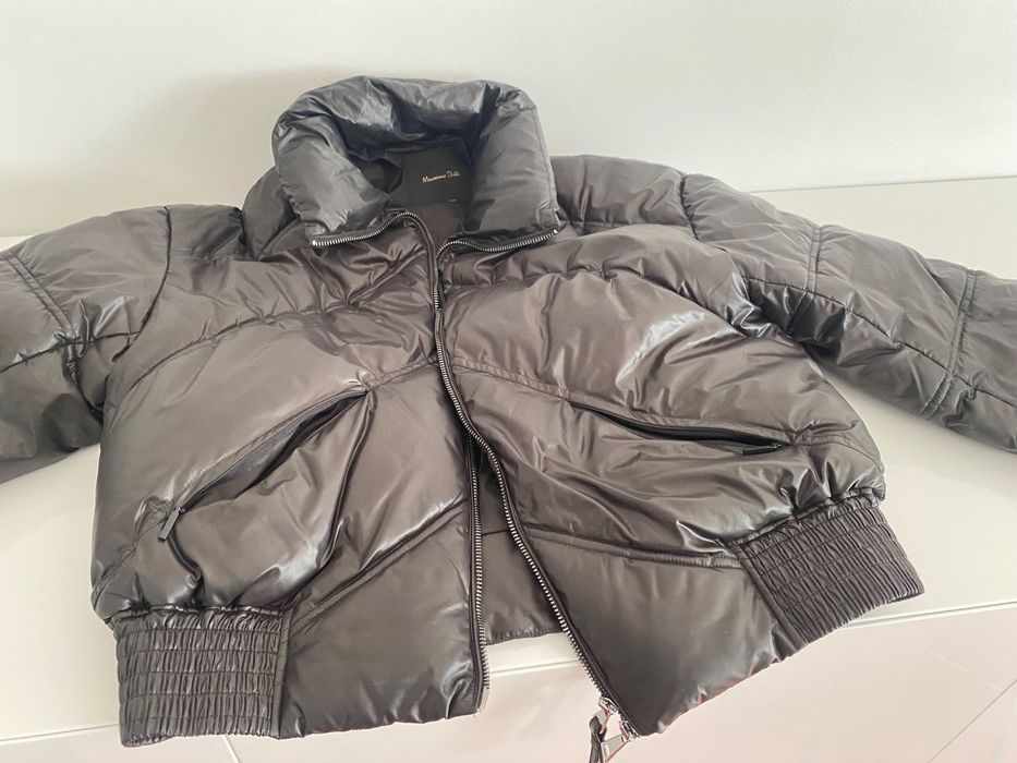 Blusão “puffer” preto, Massimo Dutti