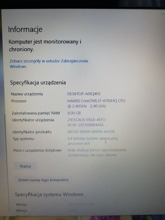 Lenovo Y50-70 I7-4710HQ 8GB RAM, 15,6, 256GB SSD, GTX860M, WIN10