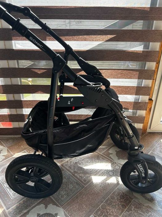 Дитяча коляска 3 в 1 Verdi Sonic Plus 06 Grey/Black